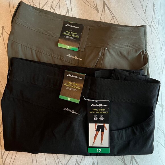 EDDIE BAUER TRAIL SHORTS SIZE 12 - Two Pairs    2 for 1! - Picture 1 of 9